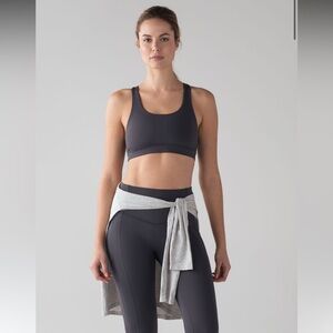 EUC l Lululemon 🍋 l Invigorate Bra - Incognito Grey  - size 8